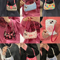 Portable Crescent Bag Apple 14 Phone Case iPhone 13pro Max Full Package 12/11/Plus Soft Cover